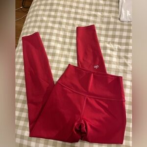 Alo High Waist Airbrush Legging Pink S